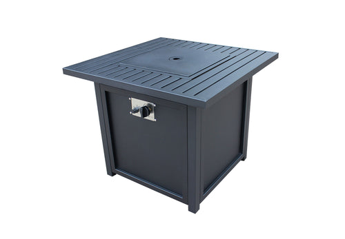 Upland 30” Slat Top Gas Fire Pit Table