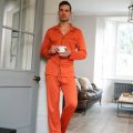 Men's Copper Infused Pajamas, Available in Navy Blue Only